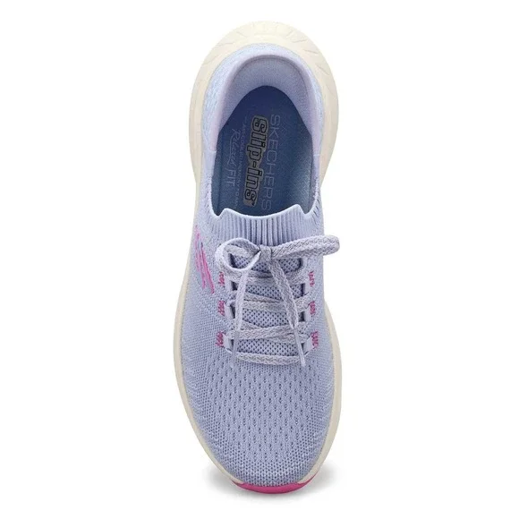 NEW Skechers Women's 9 M Edgeride Slip-Ins‎ Shoes Periwinkle Pink 150470-PWPK - Picture 2 of 6